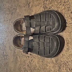 Birkenstock Black Maderia Fisherman Sandal Womens 9 Mens 7